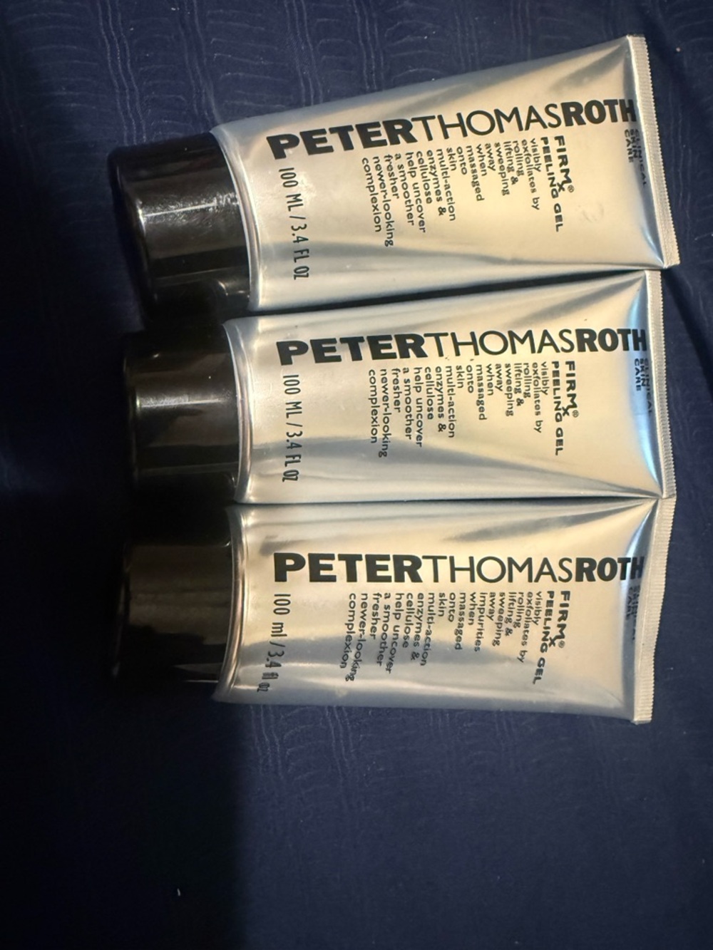 3 Peter Thomas Roth FIRMx Peeling Gel Clinical Skin Care 3.4 fl oz. NEW! SEALED